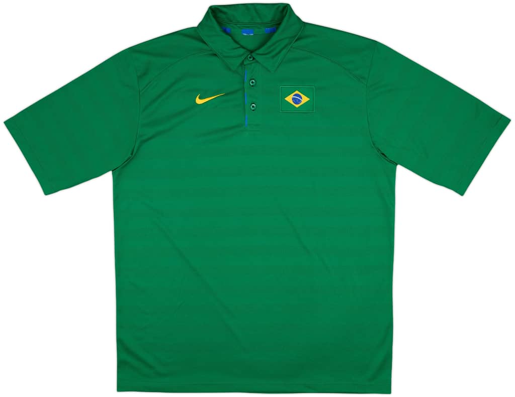 2010-11 Brazil Nike Polo Shirt - 9/10 - (XL)