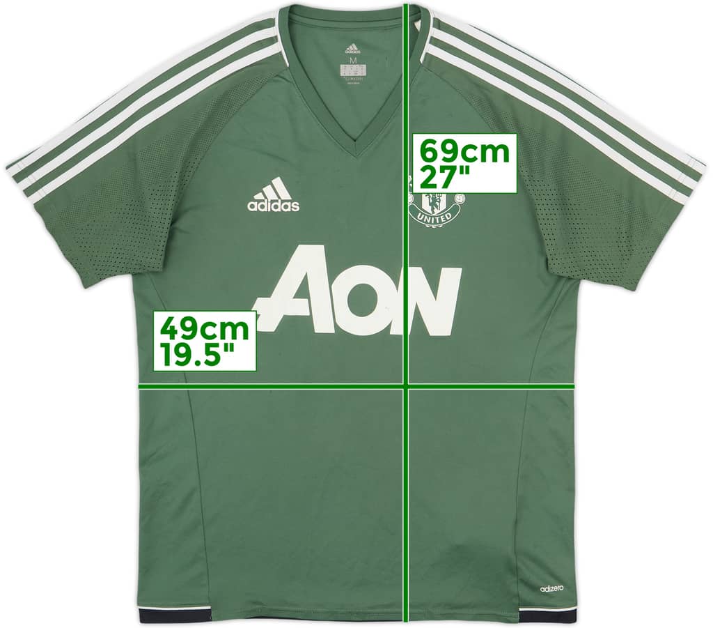 2017-18 Manchester United adizero Training Shirt - 6/10 - (M)