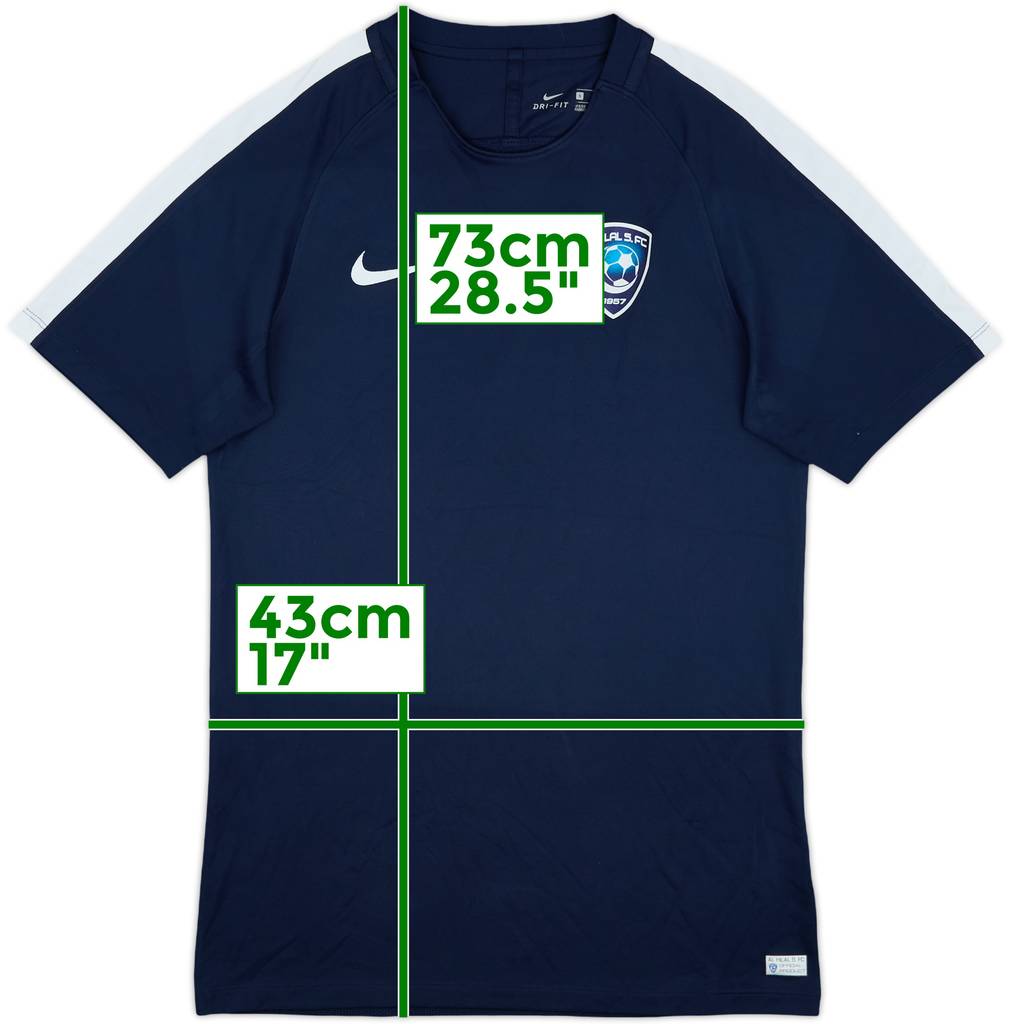 2017-18 Al Hilal Nike Training Shirt - 9/10 - (S)