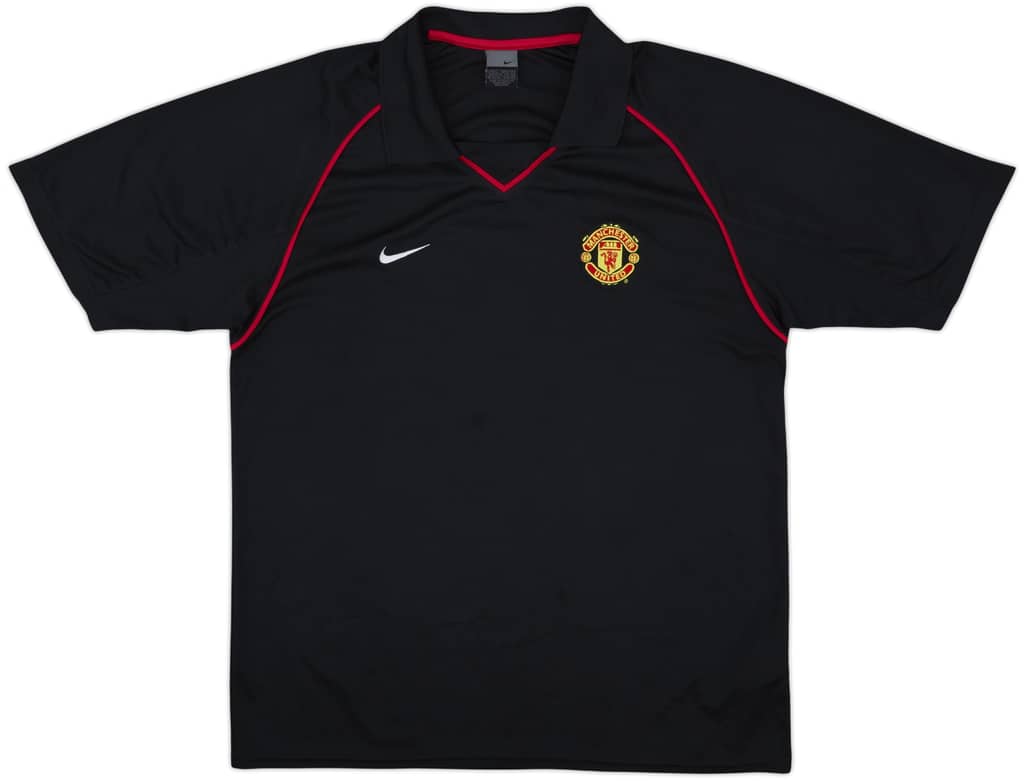 2004-05 Manchester United Nike Polo Shirt - 9/10 - (L)