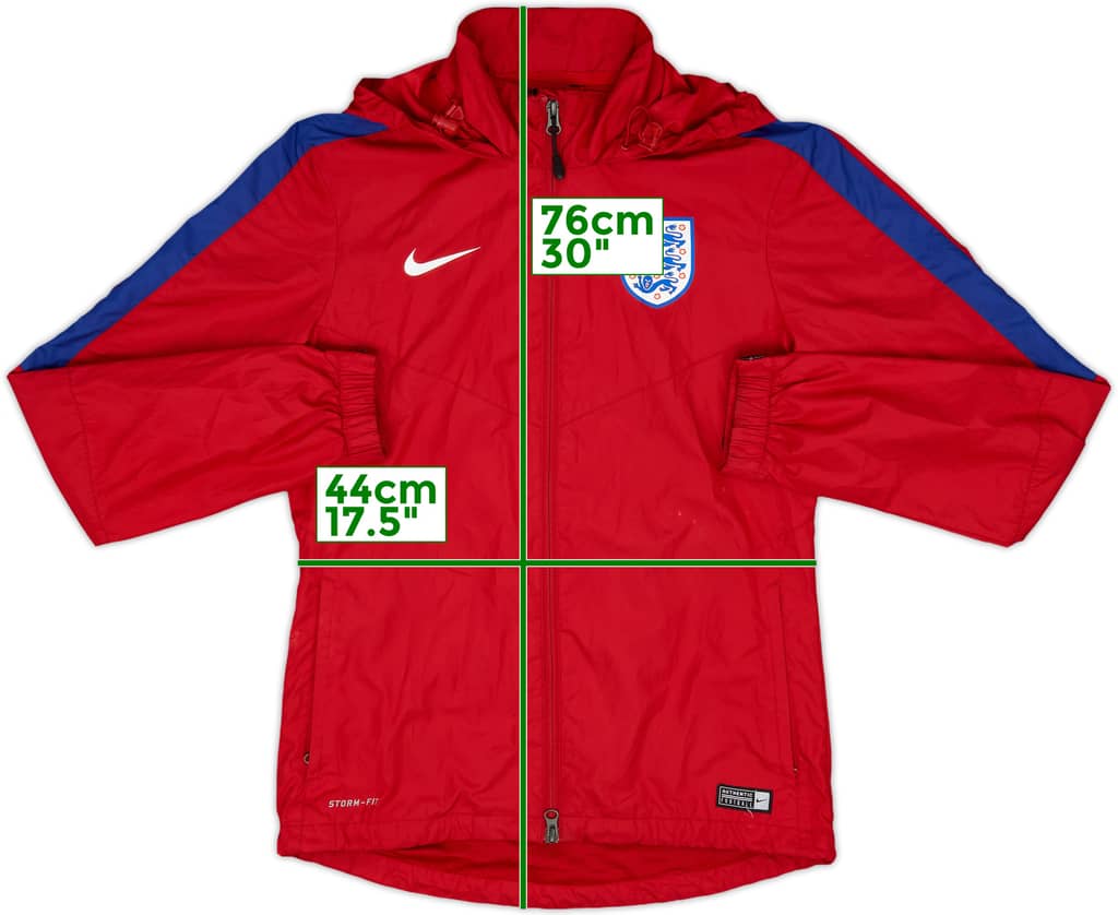 2016-17 England Nike Hooded Rain Jacket - 8/10 - (Women's S)