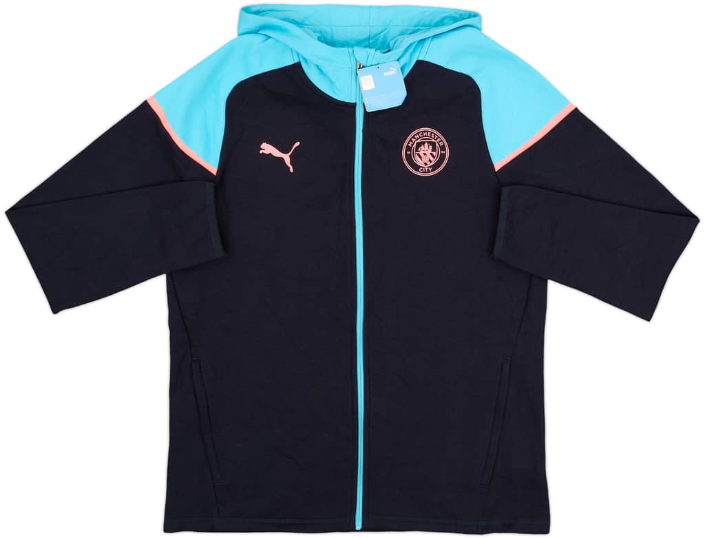 2023-24 Manchester City Puma Hooded Track Jacket (L)