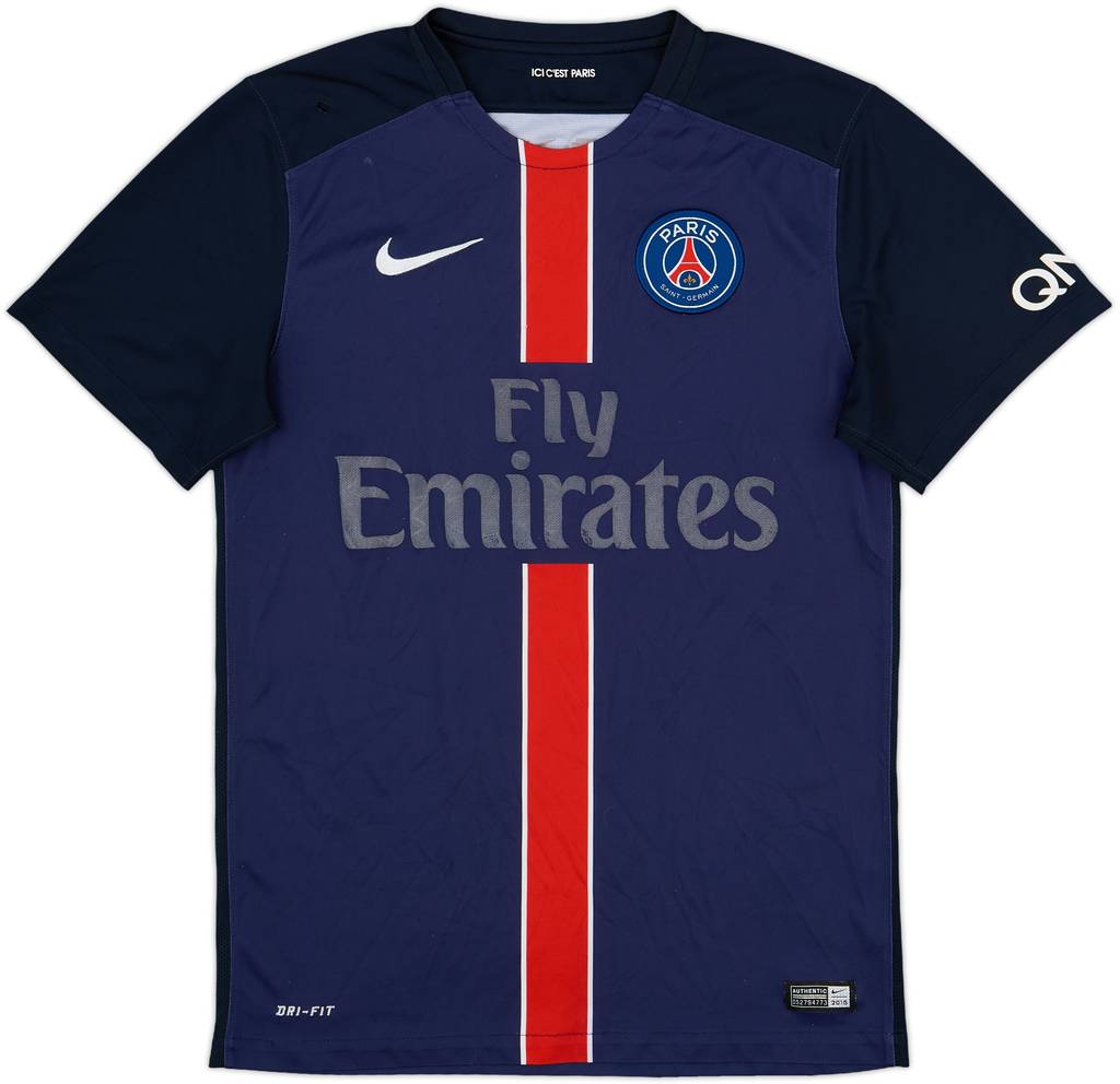 2015-16 Paris Saint-Germain Home Shirt - 4/10 - (S)