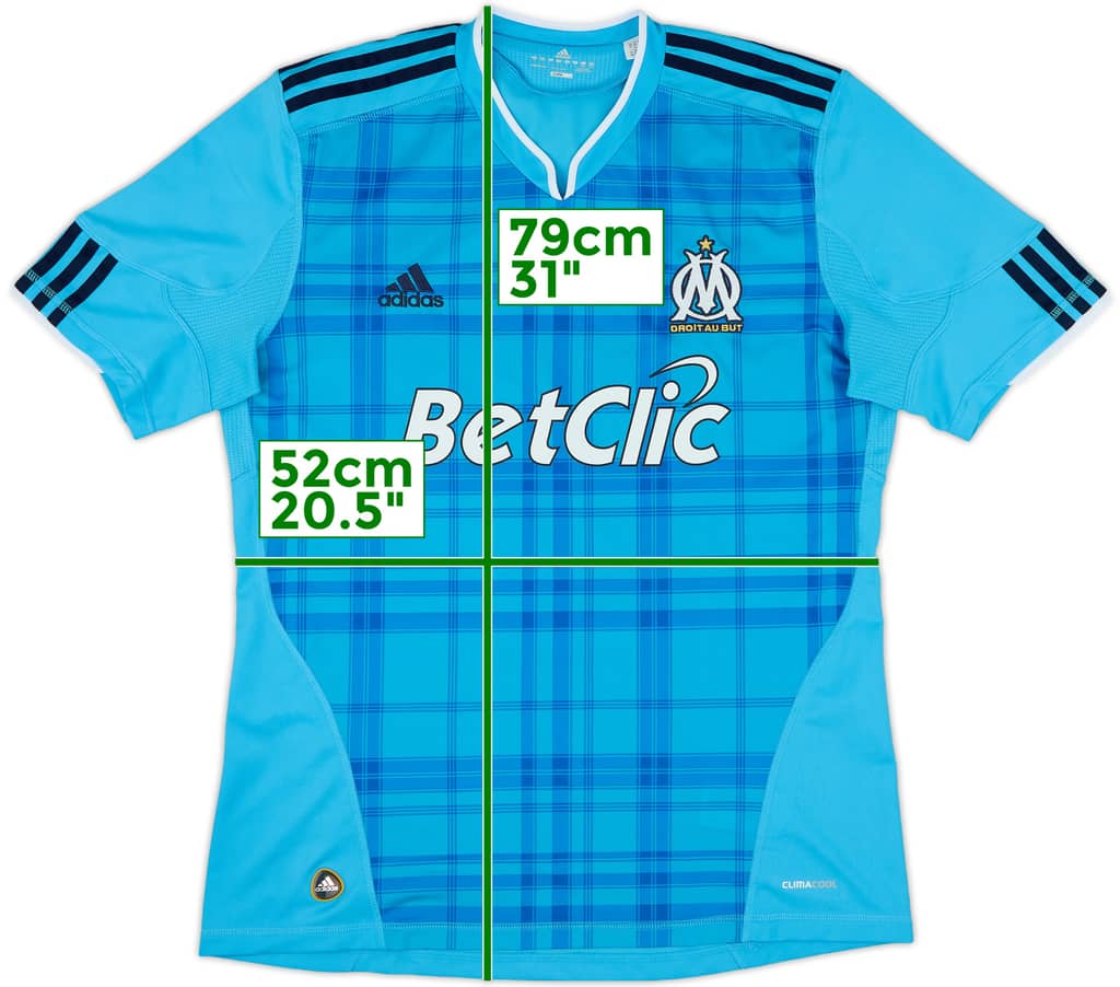 2010-11 Olympique Marseille Away Shirt - 10/10 - (L)
