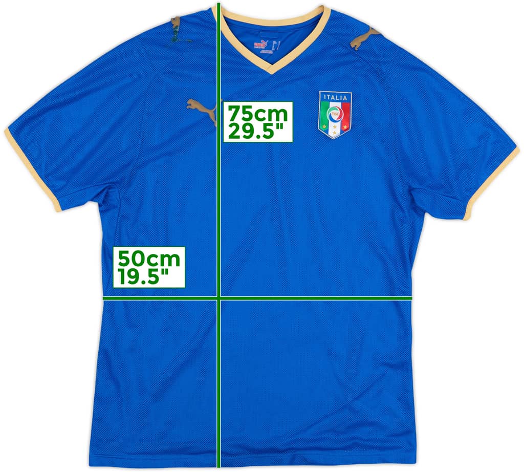 2007-08 Italy Home Shirt - 4/10 - (M)