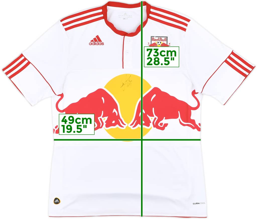 2010-12 Red Bull Salzburg Signed Home Shirt - 7/10 - (L)