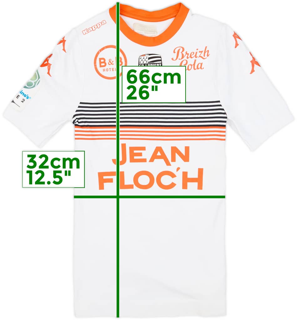 2017-18 FC Lorient Authentic Away Shirt - 6/10 - (S/M)