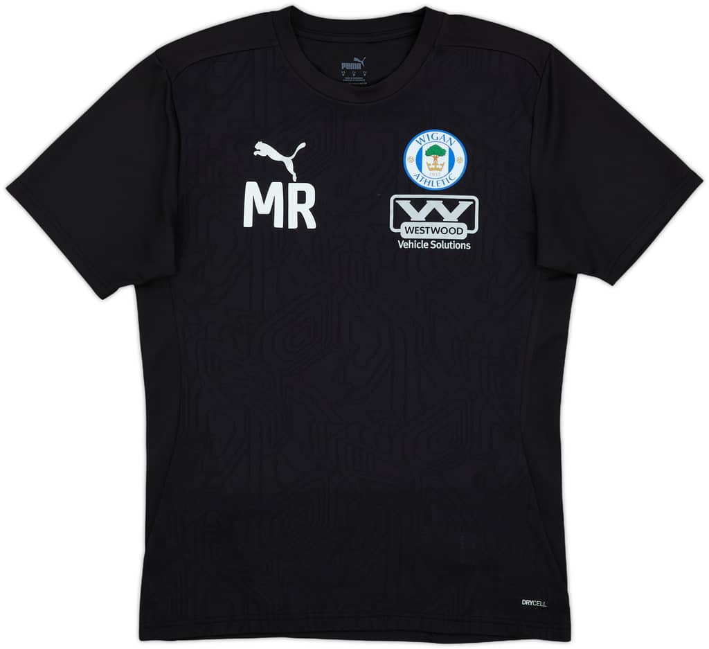 2022-23 Wigan Staff Issue Puma Training Shirt 'MR' - 10/10 - (M)