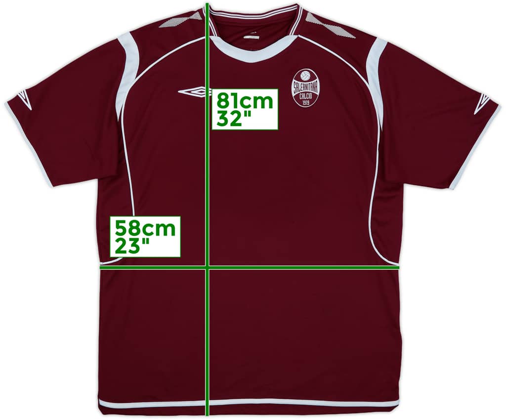2005-06 Salernitana Home Shirt - 6/10 - (XL)
