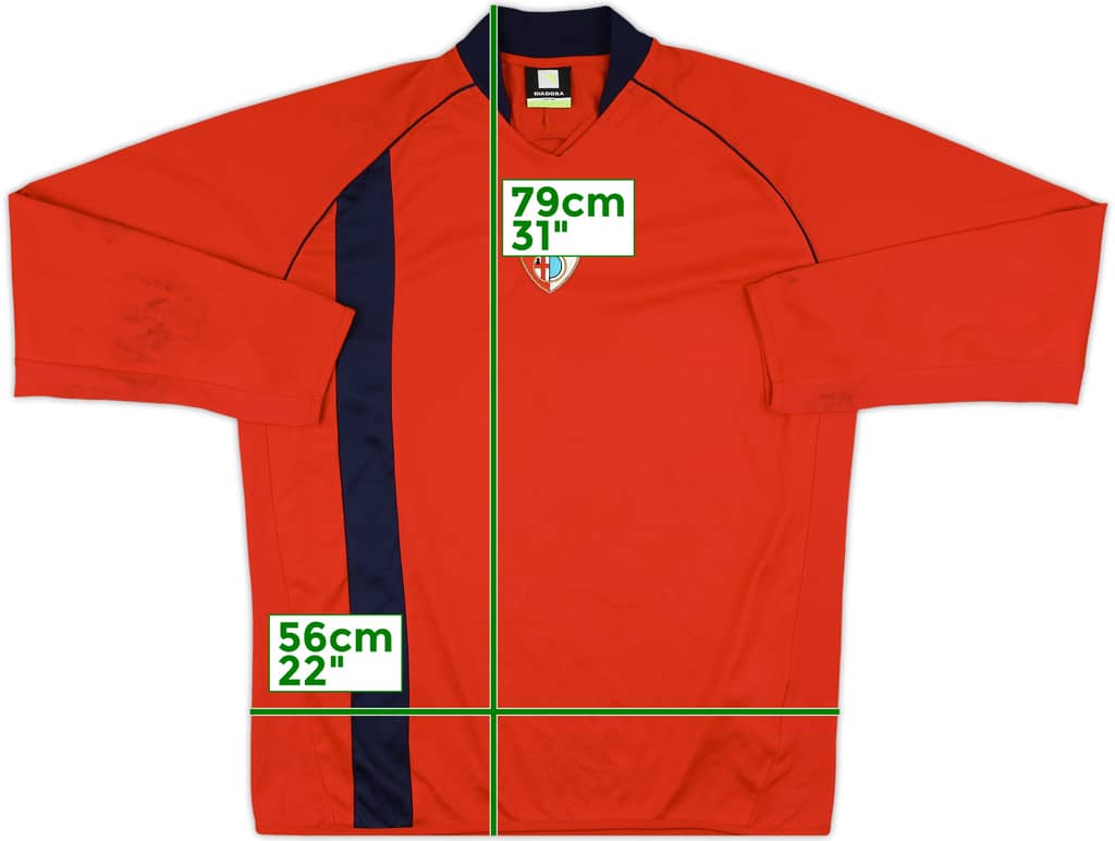 2007-08 Mantova Diadora Training L/S Shirt - 8/10 - (XL)