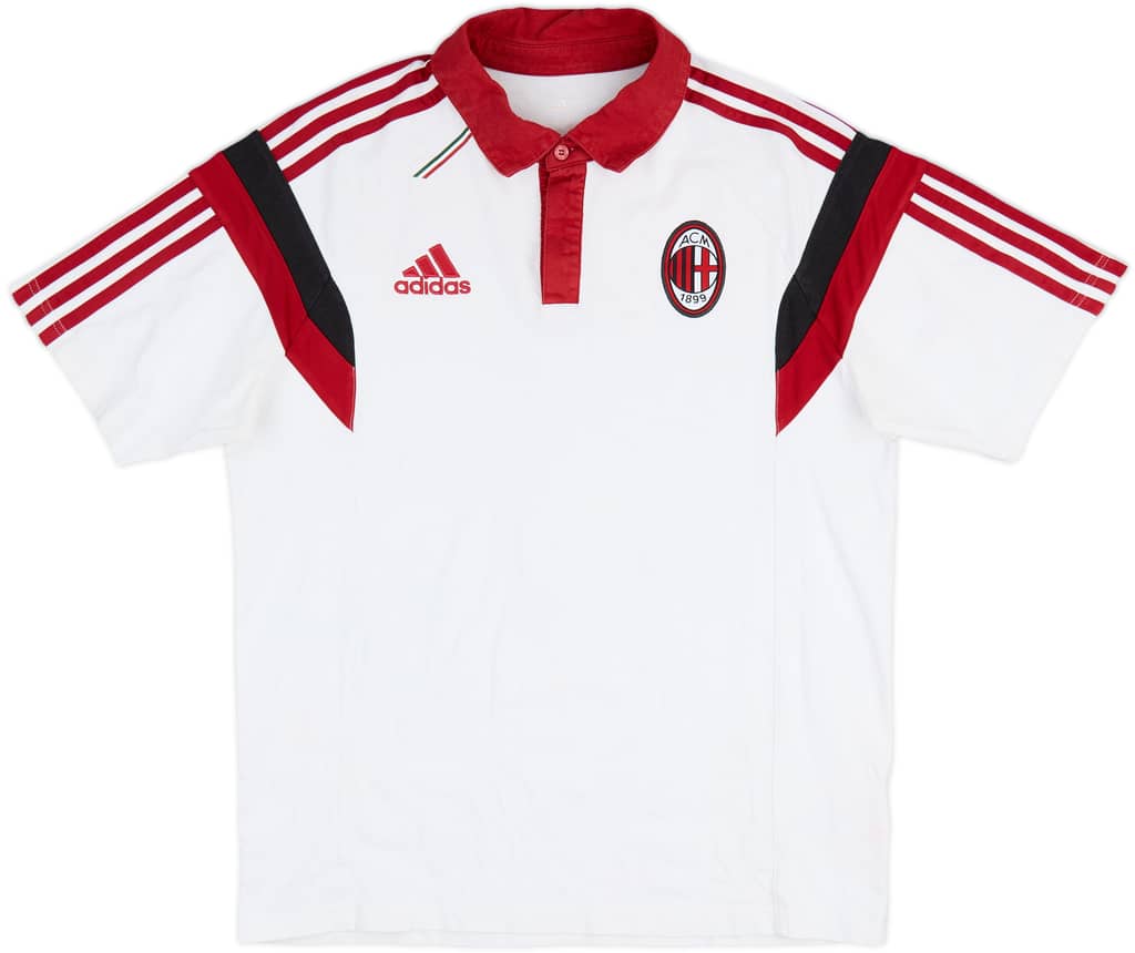 2014-15 AC Milan adidas Cotton Tee - 9/10 - (M)