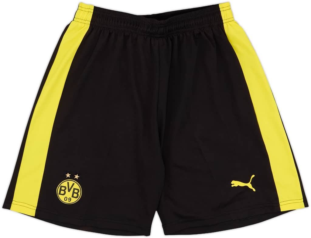 2013-14 Borussia Dortmund European Home Shorts - 9/10 - (M)