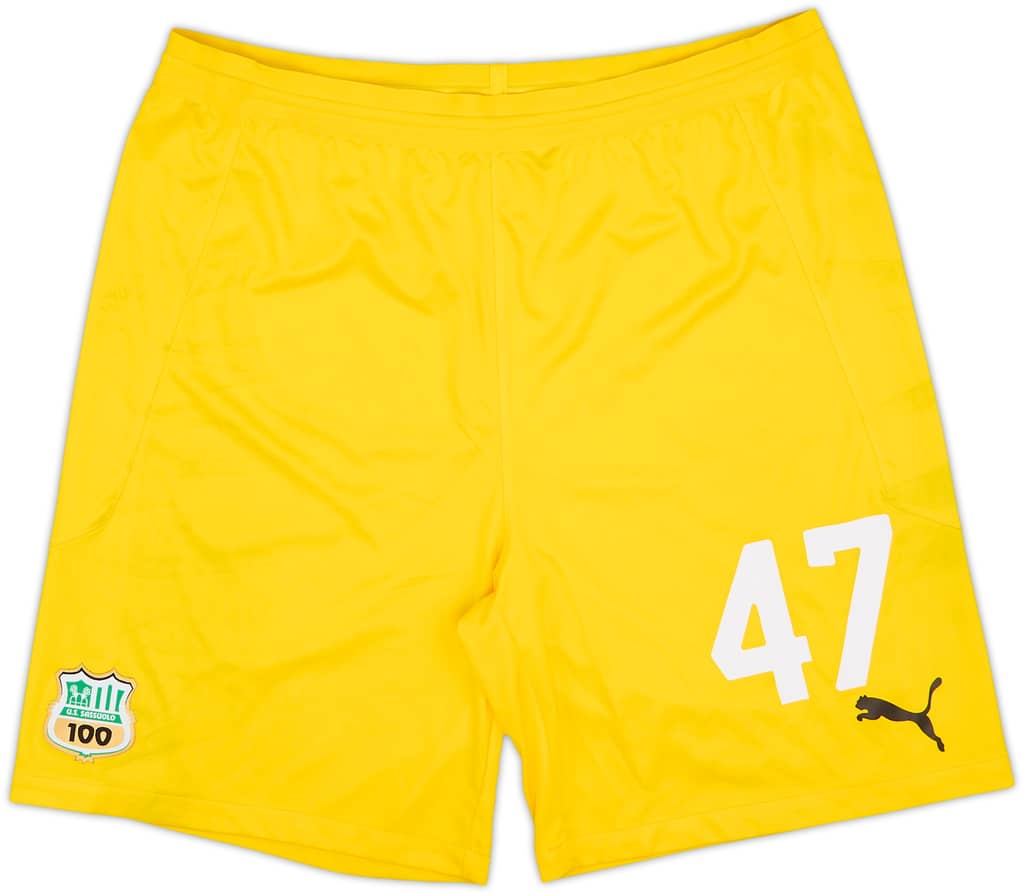 2020-21 Sassuolo Player Issue GK Shorts #47 (Consigli) - 6/10 - (L)