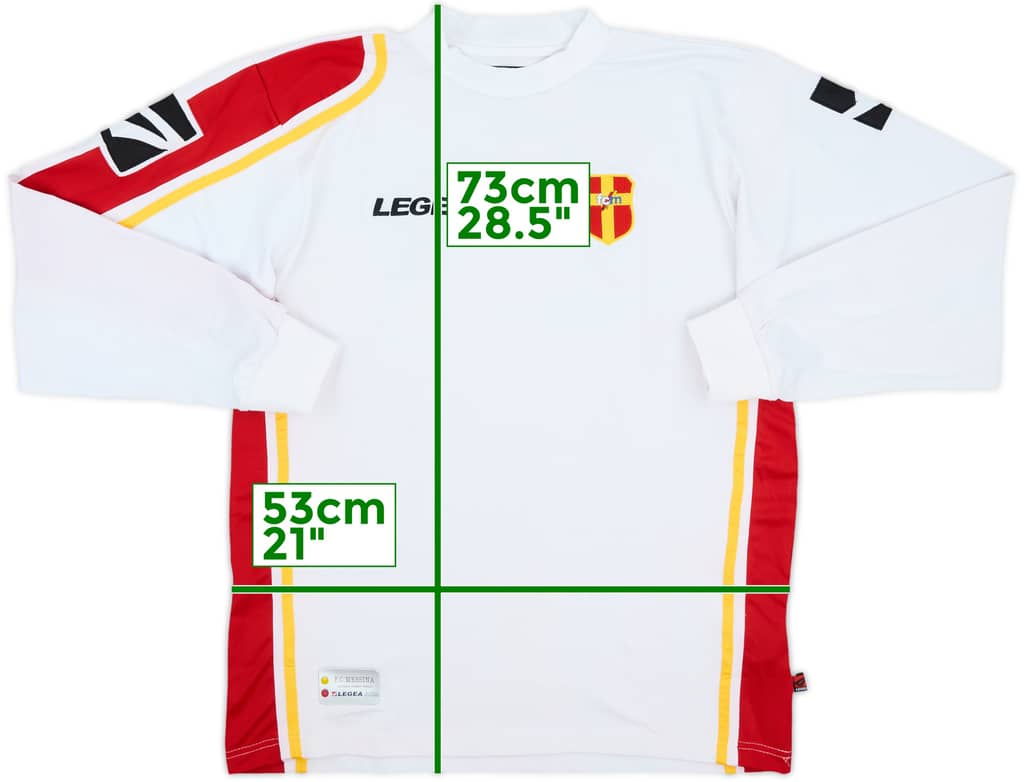 2007-08 Messina Home L/S Shirt - 9/10 - (XL)