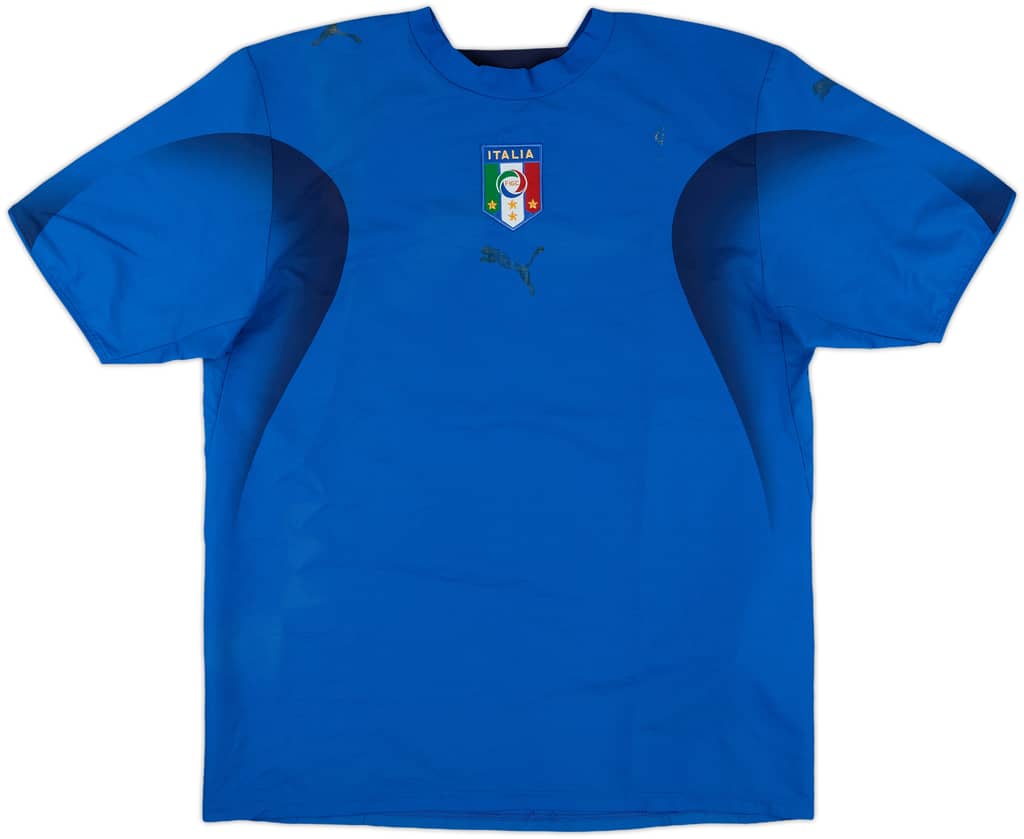 2006 Italy Home Shirt - 4/10 - (L)