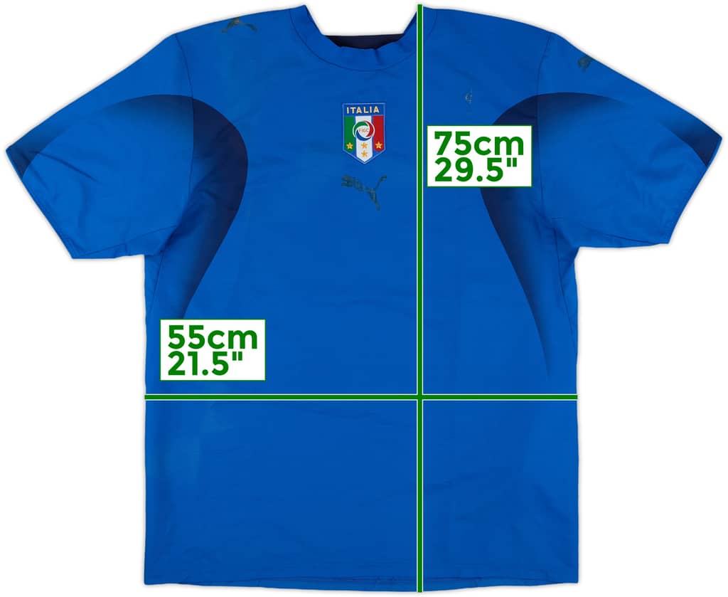 2006 Italy Home Shirt - 4/10 - (L)