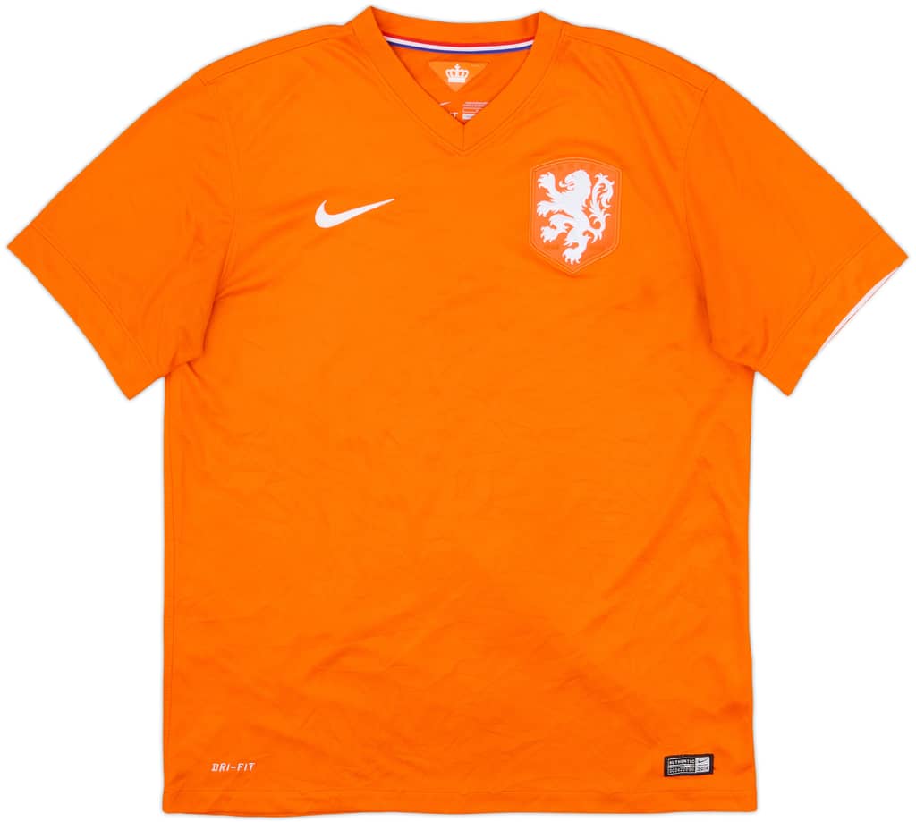 2014-15 Netherlands Home Shirt - 8/10 - (L)