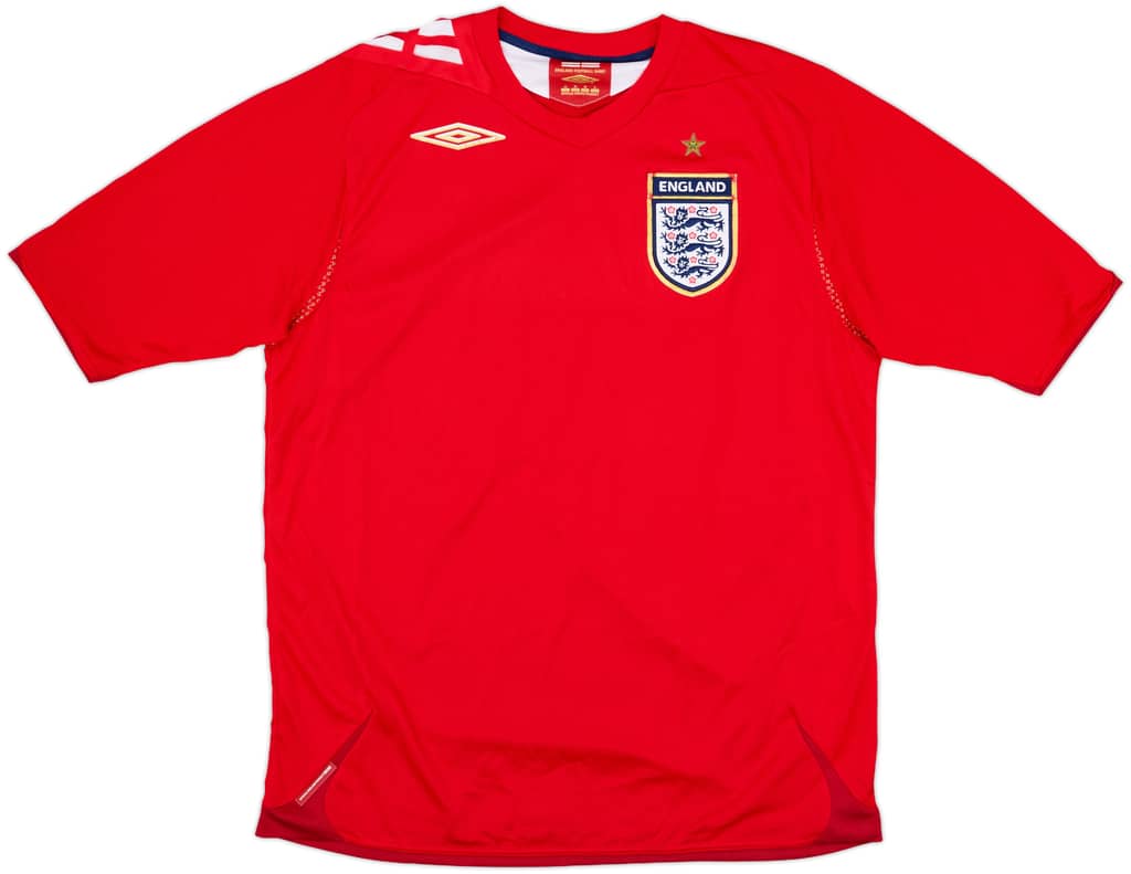 2006-08 England Away Shirt - 5/10 - (M)
