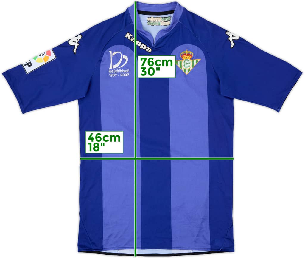 2007-08 Real Betis 'Centenary' Away Shirt - 8/10 - (M)