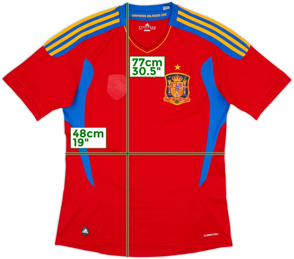 2010-11 Spain Home Shirt - 4/10 - (M)