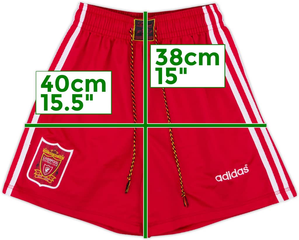 1995-96 Liverpool Home Shorts - 9/10 - (S)