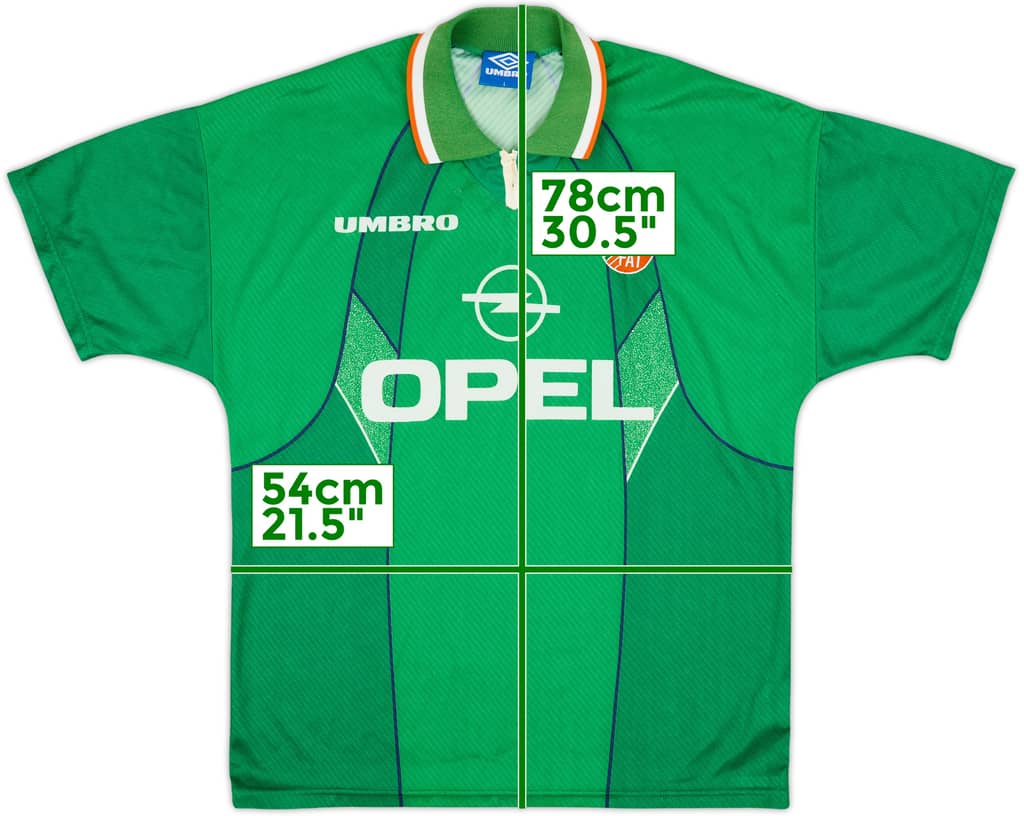 1994-95 Ireland Home Shirt - 8/10 - (L)