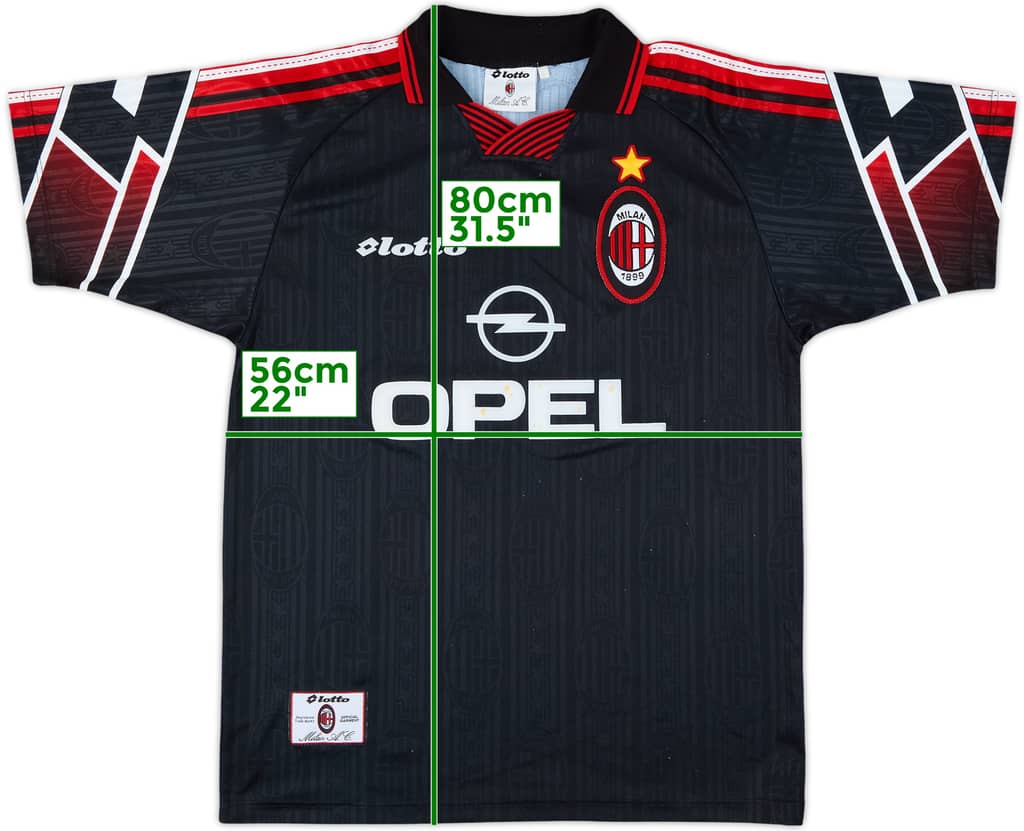 1997-98 AC Milan Third Shirt - 7/10 - (L)