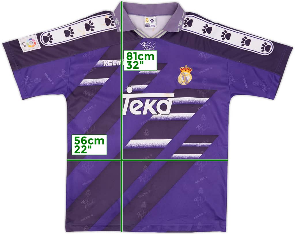 1994-96 Real Madrid Away Shirt - 7/10 - (XL)