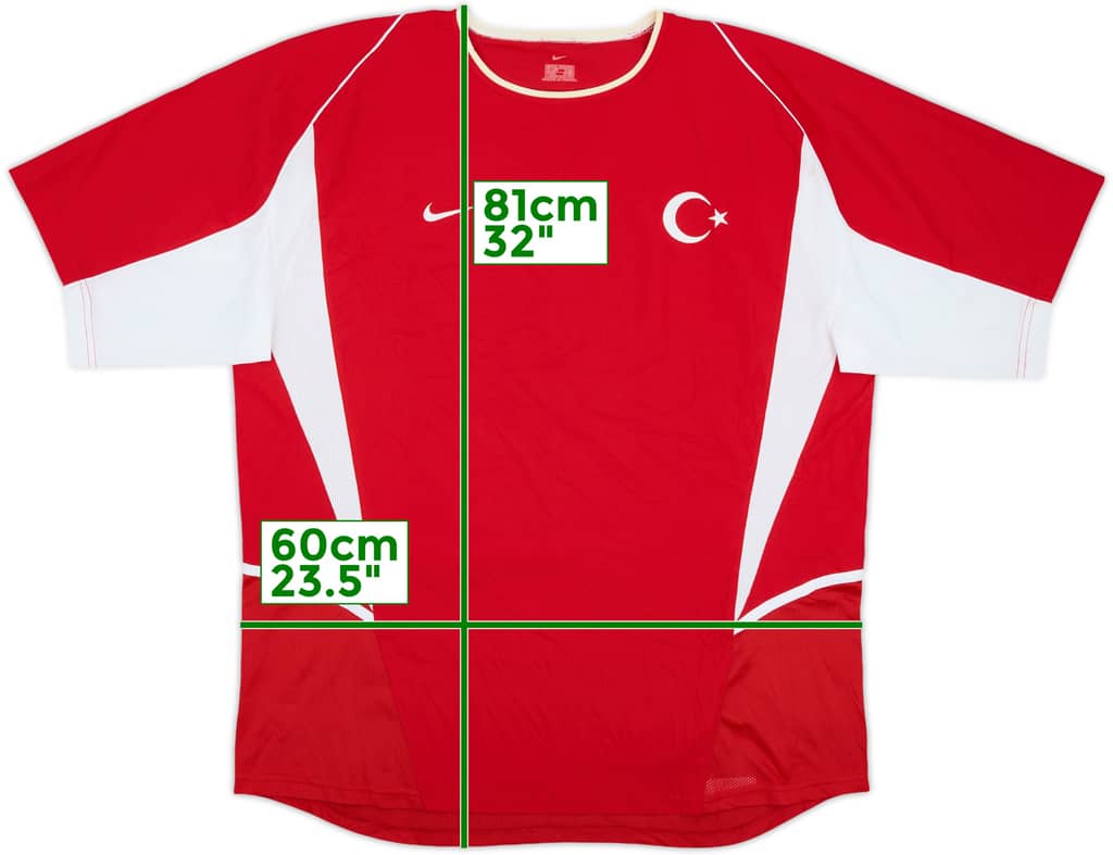 2003-04 Turkey Home Shirt - 8/10 - (XXL)