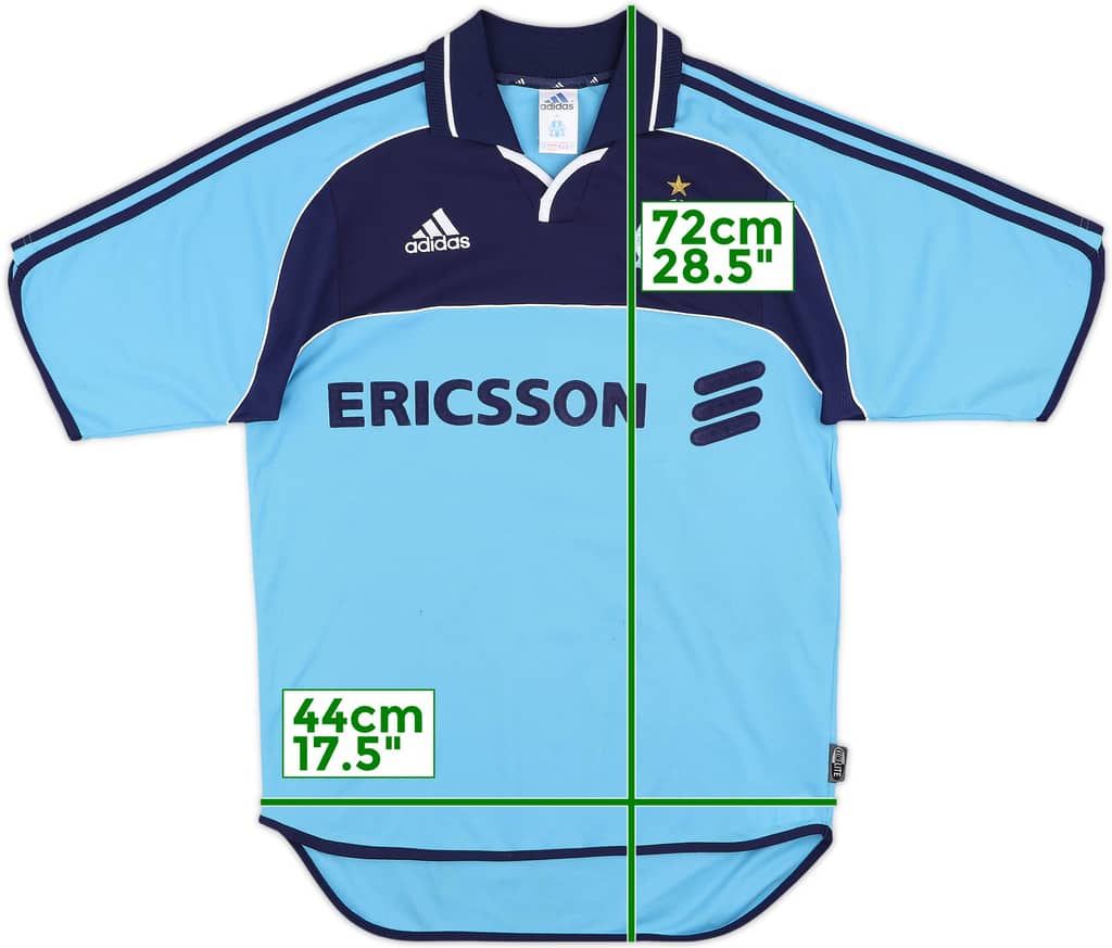 2000-01 Olympique Marseille Away Shirt - 7/10 - (S)