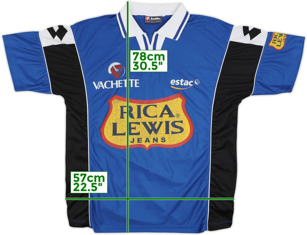 2000-01 Troyes Home Shirt - 7/10 - (XL)