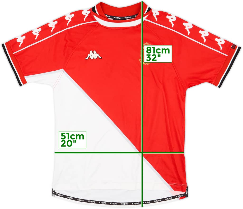1999-00 Monaco Home Shirt - 8/10 - (M)