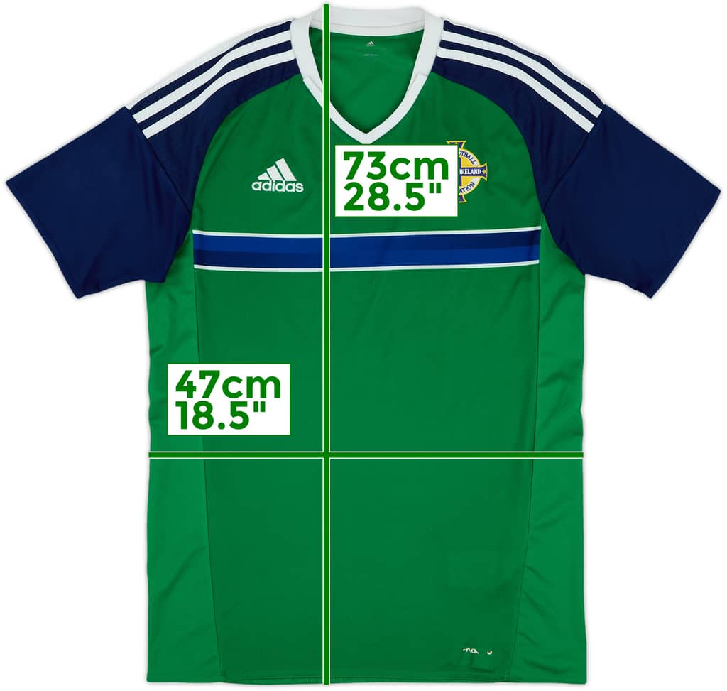 2016-17 Northern Ireland Home Shirt - 8/10 - (S)