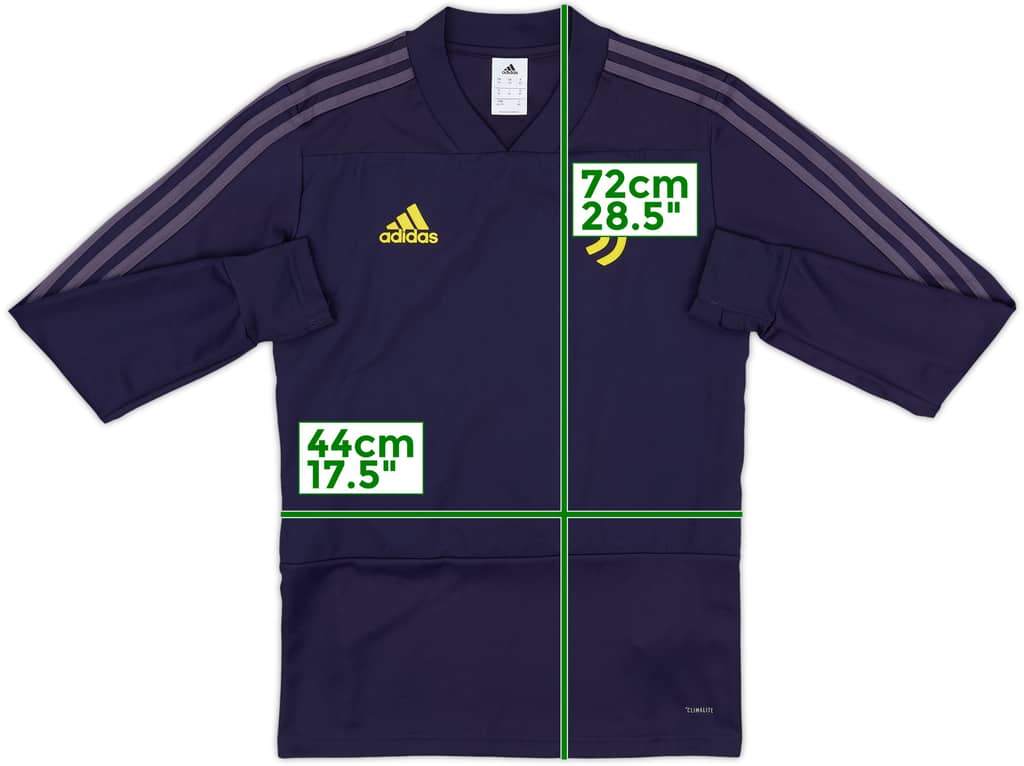 2018-19 Juventus adidas Drill Top - 10/10 - (XS)