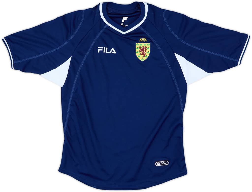 2000-02 Scotland Home Shirt - 8/10 - (L.Boys)