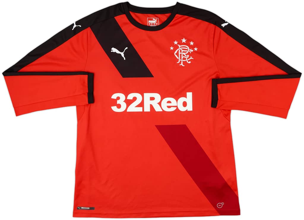 2015-16 Rangers Away L/S Shirt - 8/10 - (L)