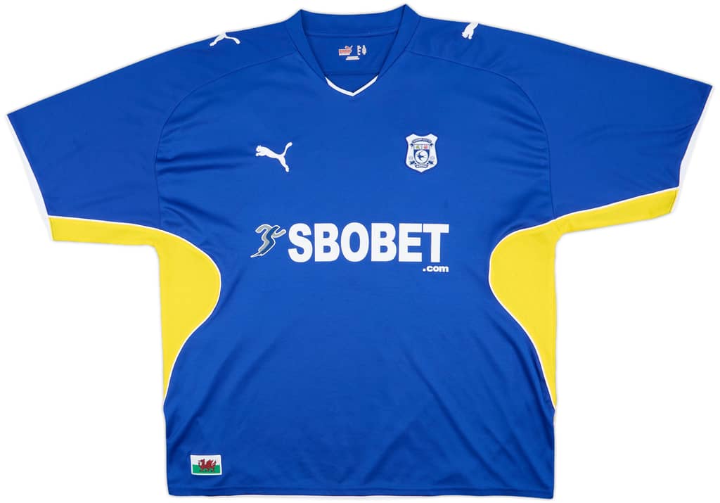 2009-10 Cardiff Home Shirt - 8/10 - (XL)