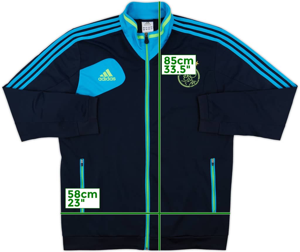 2012-13 Ajax adidas Track Jacket - 8/10 - (XL)