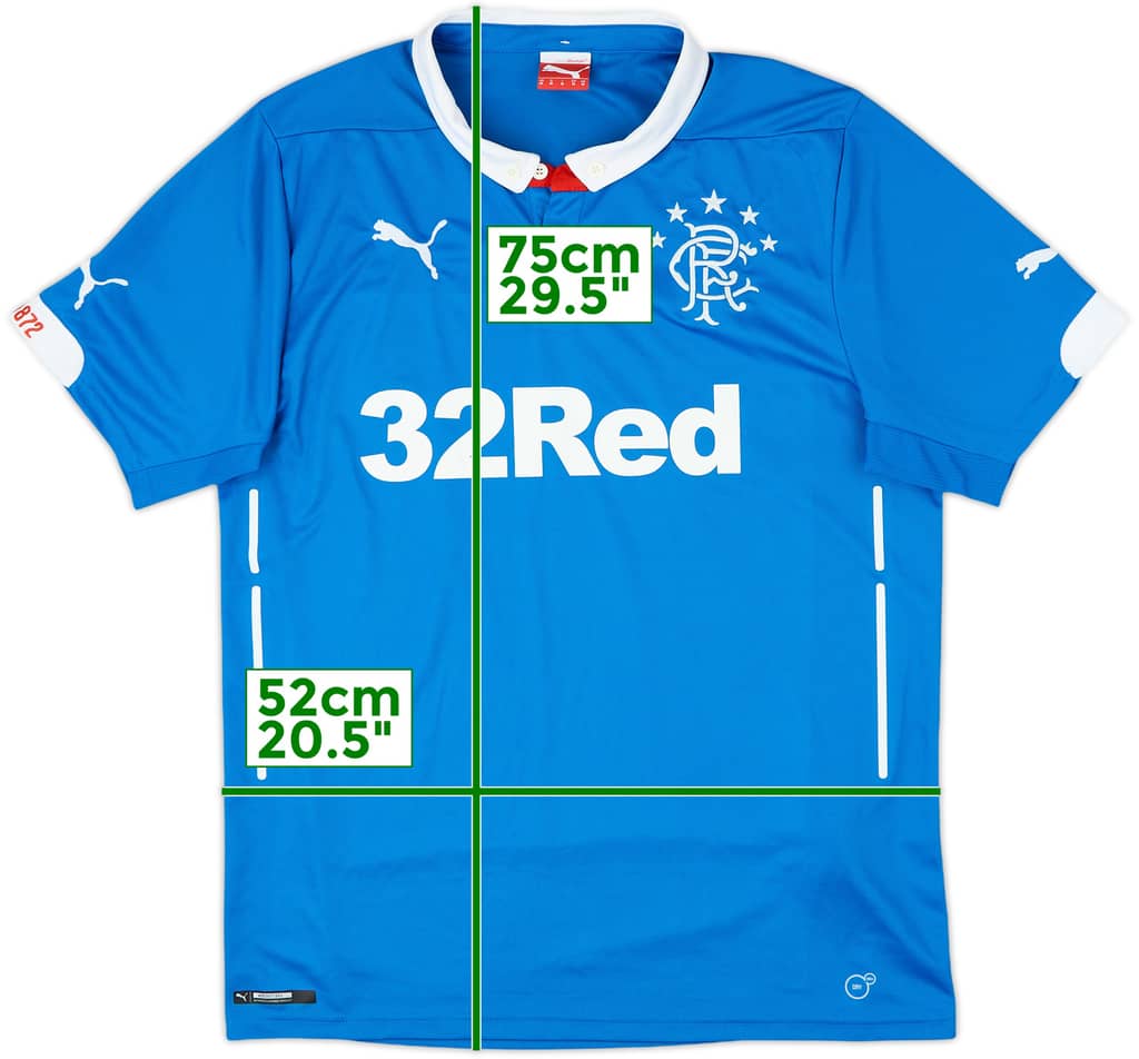 2014-15 Rangers Home Shirt - 9/10 - (M)