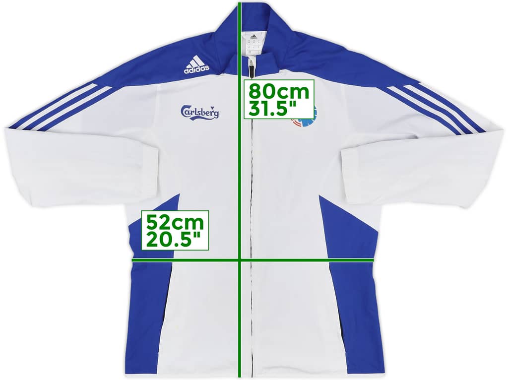 2015-16 FC Copenhagen adidas Track Jacket - 8/10 - (M)