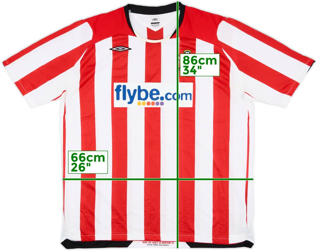 2008-10 Southampton Home Shirt - 6/10 - (4XL)