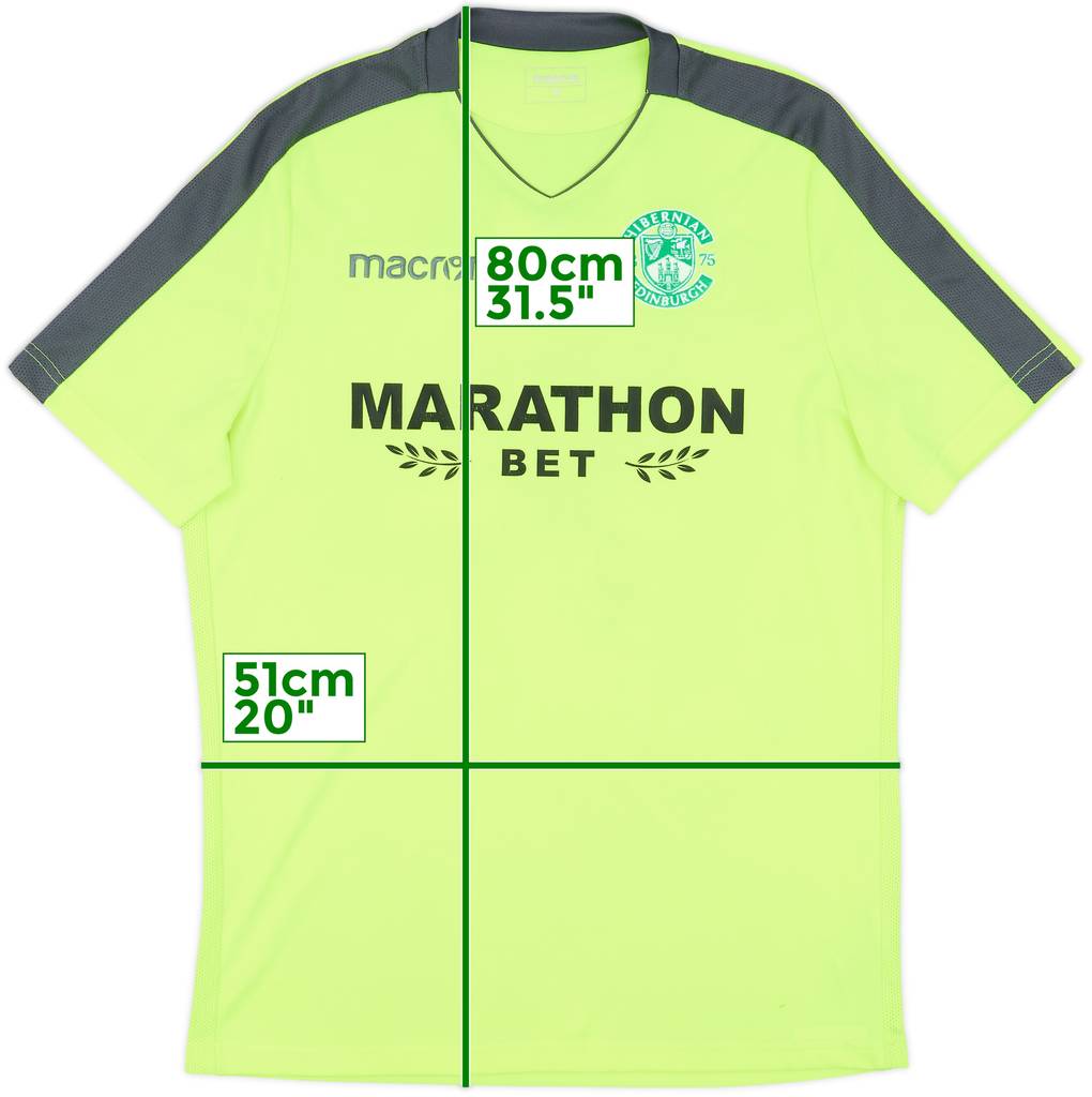 2018-19 Hibernian Third Shirt - 7/10 - (XL)