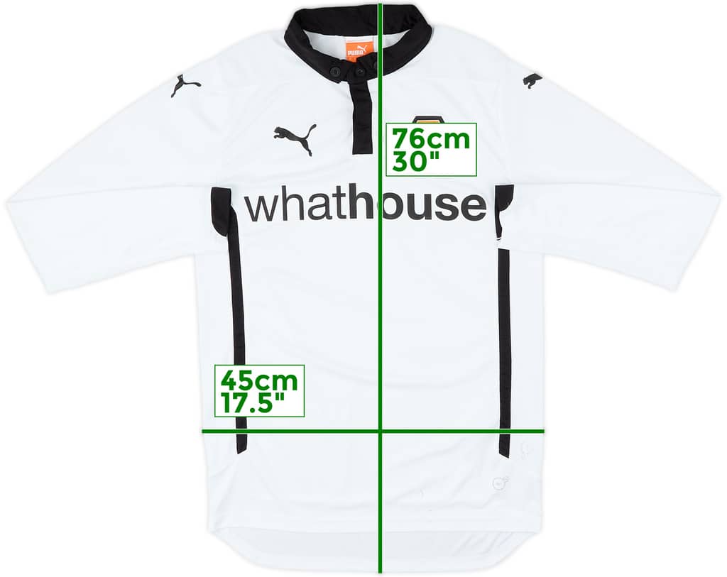 2014-15 Wolves Away L/S Shirt - 6/10 - (S)