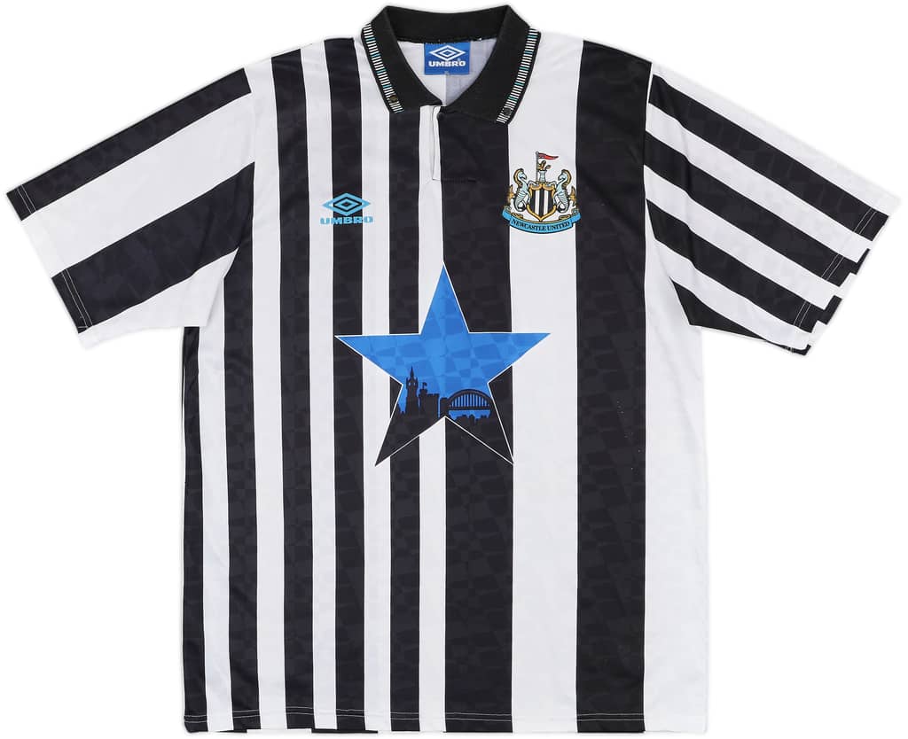 1991-93 Newcastle Home Shirt - 8/10 - (XL)