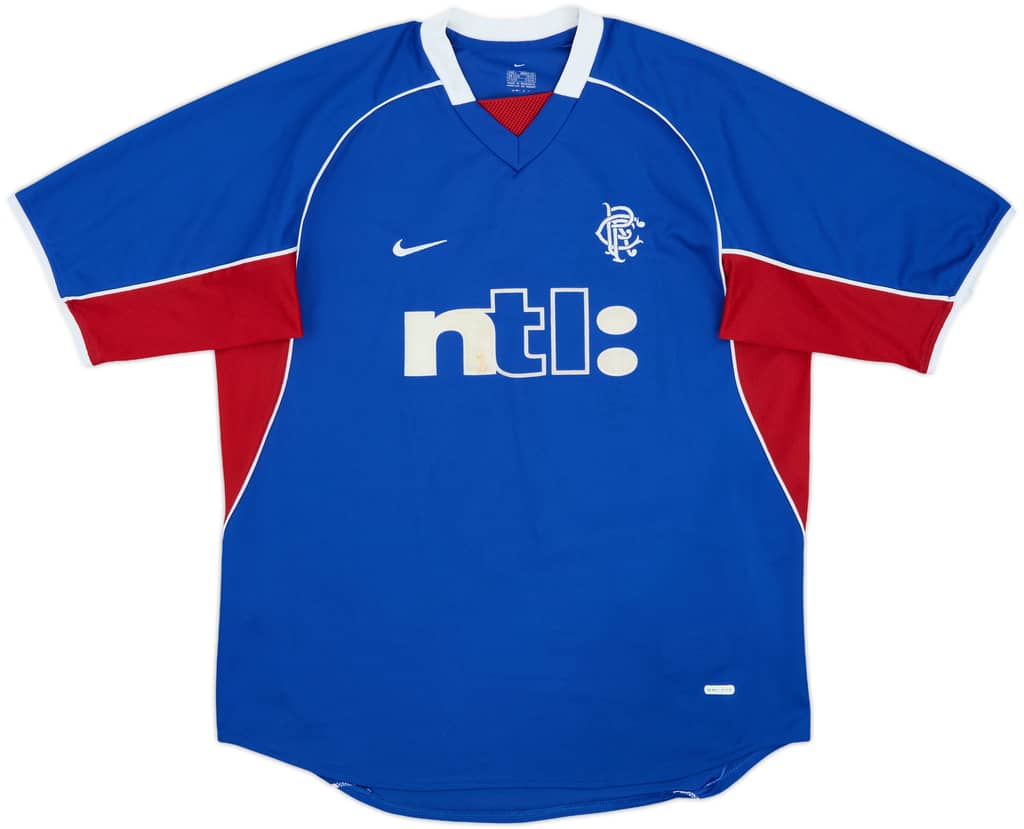 2001-02 Rangers Home Shirt - 7/10 - (L)