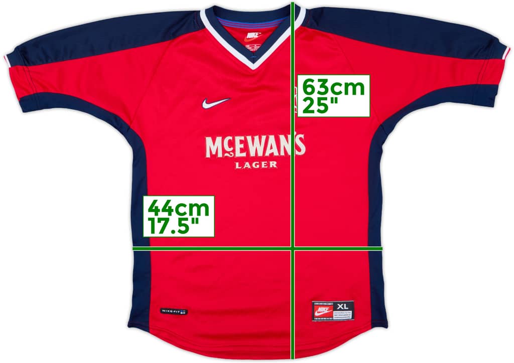 1998-99 Rangers Away Shirt - 9/10 - (XL.Boys)