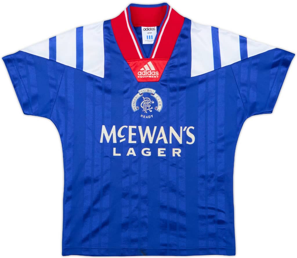1992-94 Rangers Home Shirt - 8/10 - (7-8 Years)