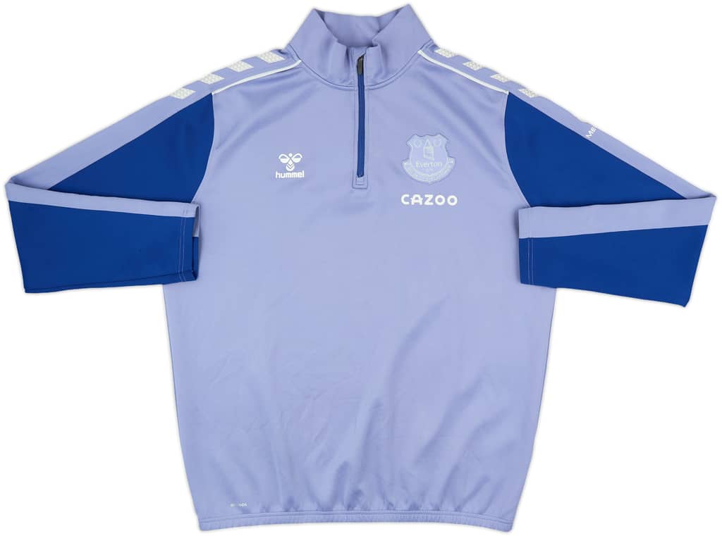2022-23 Everton Hummel 1/4 Zip Track Jacket - 8/10 - (XL)