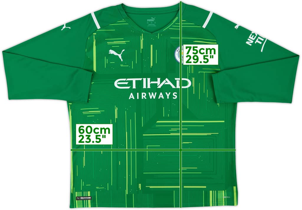 2021-22 Manchester City GK Shirt - 9/10 - (XXL)