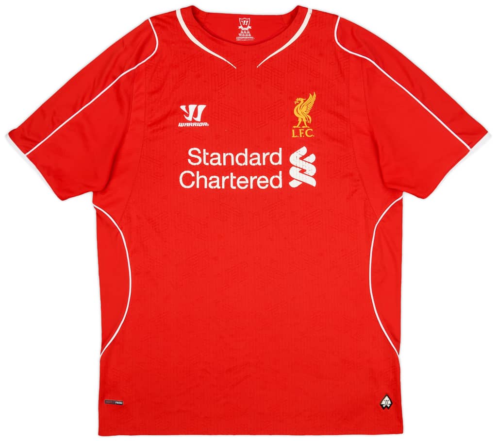 2014-15 Liverpool Home Shirt Gerrard #8 - 5/10 - (XL)